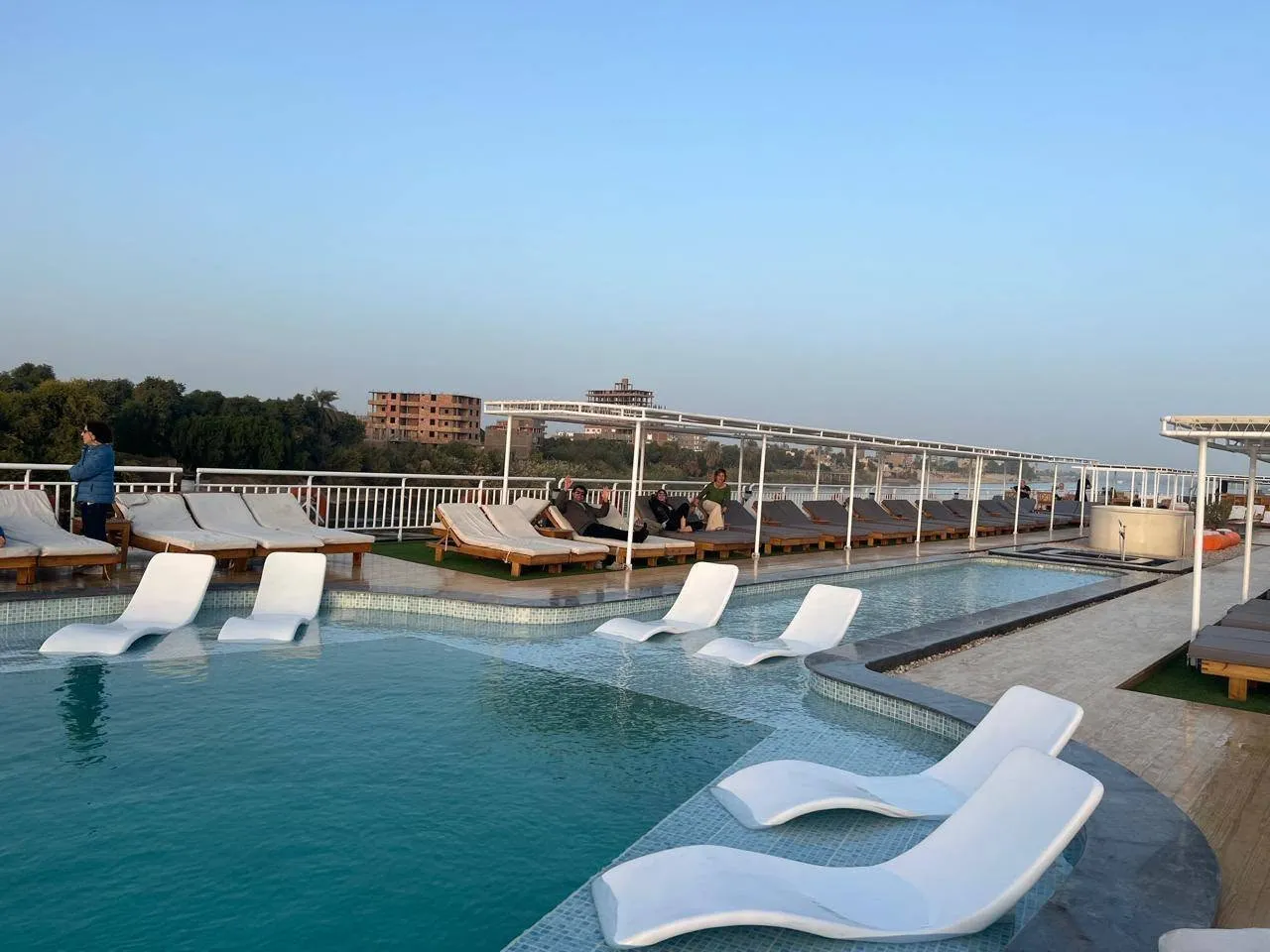 Sun deck of the Ciela Nile cruise